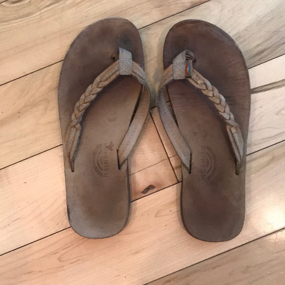 Rainbow Sandals (please read.. unsure size)